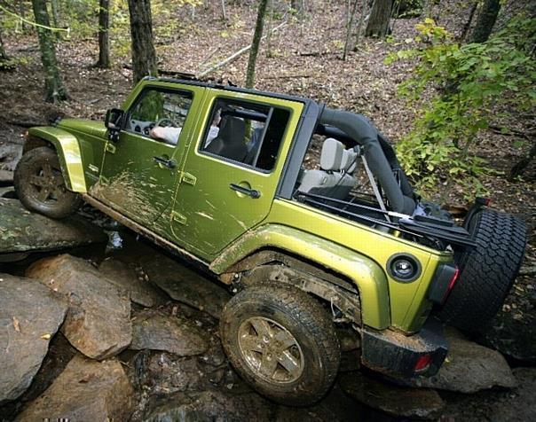 Jeep Wrangler im Gelände. Foto: Auto-Reporter